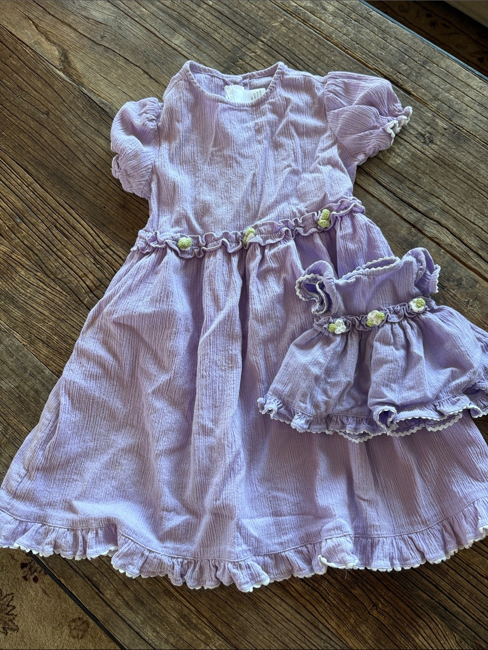 American Girl Bitty Baby dress like me springtime dress.